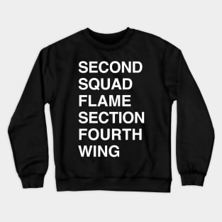 Fourth Wing Squad Crewneck Sweatshirt